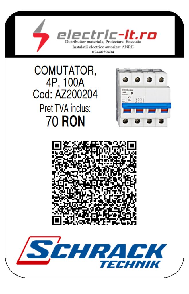 AZ200204 - COMUTATOR 4P 100A