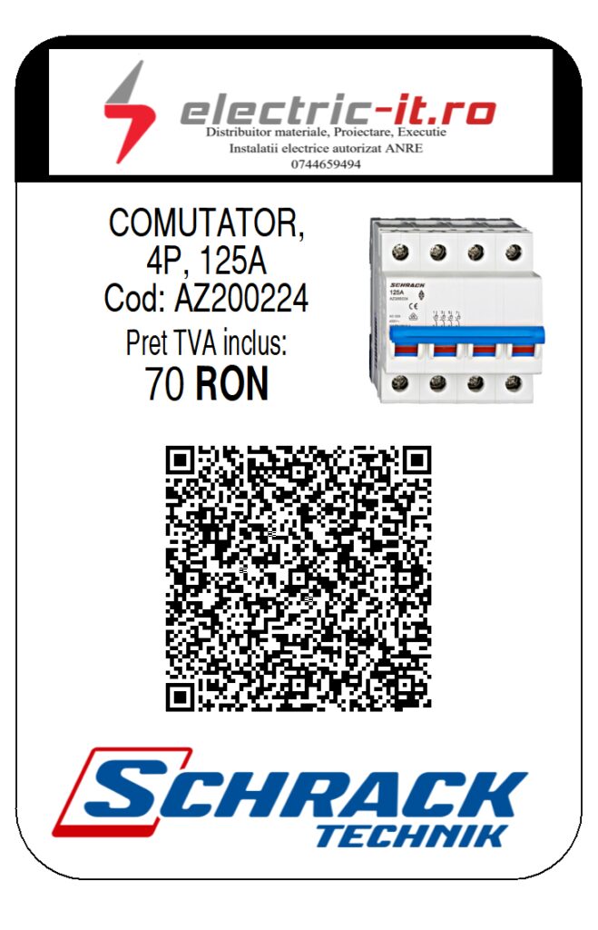 AZ200224 - COMUTATOR 4P 125A